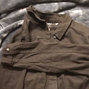 Black jean jacket